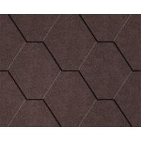 Мягкая черепица \Натур\ коричневая, 3м2 фото