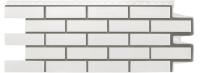 Фасадная панель Grand Line Клинкерный кирпич Design молочный со швом RAL 7006 из каталога Кирпич клинкерный Премиум Фасадная панель Grand Line Клинкерный кирпич Design молочный со швом RAL 7006