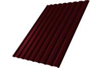 Профнастил С20А Дачный PE RAL 3005 красное вино
