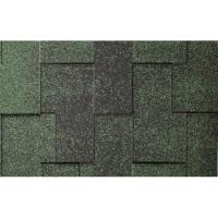 Мягкая черепица \Кларо Антик\, зелен, 3м2 фото