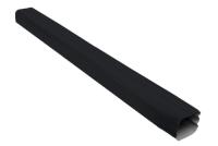 Труба прямоугольная Vortex 3м RAL 7024 из каталога RAL 7024\t Труба прямоугольная Vortex 3м RAL 7024