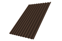 Профнастил С21R 0,7 PE RAL 8017 шоколад