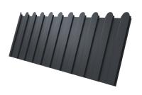 Профнастил С8А фигурный 0,45 Drap ST RAL 7024 мокрый асфальт из каталога Профнастил С8A фигурный Профнастил С8А фигурный 0,45 Drap ST RAL 7024 мокрый асфальт