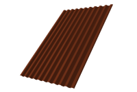 Профнастил С21R 0,45 PE RAL 3009 оксидно-красный