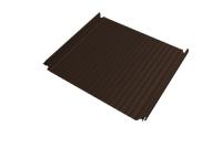 Кликфальц Pro Gofr 0,5 Atlas с пленкой на замках RAL 8017 шоколад