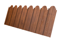 Профнастил С10A фигурный 0,4 Print Premium с пленкой Golden Wood Fresh TwinColor из каталога Профнастил С10 Print Профнастил С10A фигурный 0,4 Print Premium с пленкой Golden Wood Fresh TwinColor