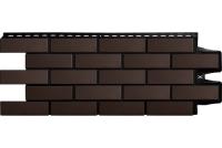 Фасадная панель Grand Line Клинкерный кирпич Design шоколадный со швом RAL 9005