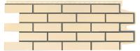 Фасадная панель Grand Line Клинкерный кирпич Design бежевый  (шов RAL 7006) из каталога Кирпич клинкерный Премиум Фасадная панель Grand Line Клинкерный кирпич Design бежевый  (шов RAL 7006)