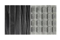 Комплект заглушек для доски ДПК Grand Line 3D Винтаж 150х25мм (упаковка 10шт) графит