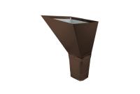 Воронка водосборная прямоугольная Vortex Matt 127мм RAL 8017