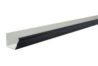 Желоб прямоугольный Vortex 127мм 3м RAL 7024 из каталога RAL 7024\t Желоб прямоугольный Vortex 127мм 3м RAL 7024