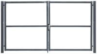 Ворота Colority Zinc Lock 2,0х3,5 RAL 7024 из каталога Ворота распашные Ворота Colority Zinc Lock 2,0х3,5 RAL 7024