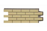 Фасадная панель Grand Line Клинкерный кирпич Design Plus ваниль с темно-бежевым швом из каталога Кирпич клинкерный Элит Фасадная панель Grand Line Клинкерный кирпич Design Plus ваниль с темно-бежевым швом