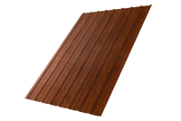 Профнастил С10A фигурный 0,45 Print Premium с пленкой Golden Wood Fresh TwinColor из каталога Профнастил С10 Print Профнастил С10A фигурный 0,45 Print Premium с пленкой Golden Wood Fresh TwinColor