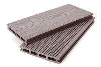 Террасная доска Grand Line 140мм вельвет и тиснение Шоколад 4м (БШТ)