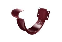 Крюк короткий Премиум 125 мм, вишневый RAL 3005 тип 2 