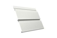 товар Металлический софит Квадро брус с перфорацией 0,4 PE RAL 9003 сигнальный белвый
