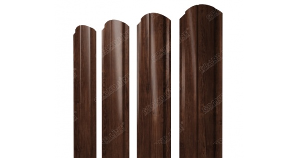 Штакетник Полукруглый Slim фигурный Эталон Print Elite Cherry Wood из каталога Штакетник Полукруглый Slim Штакетник Полукруглый Slim фигурный Эталон Print Elite Cherry Wood