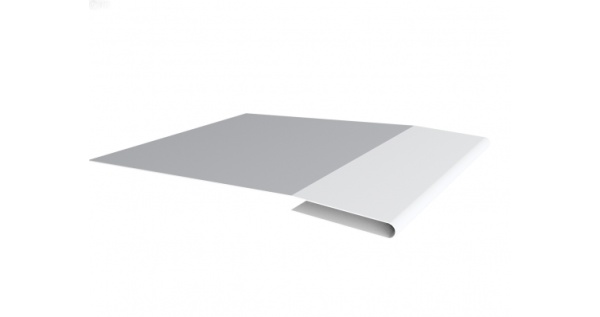 Планка начальная Эталон PE с пленкой RAL 9003 сигнальный белый