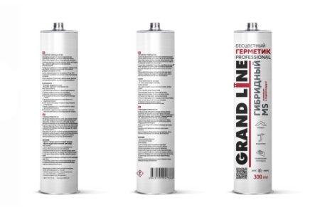 Герметик Grand Line Professional гибридный MS прозрачный 300мл