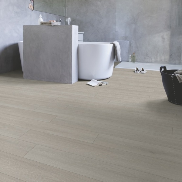 Винил SPC Quick Step Atmosphere Дуб светло-серый (упак 2,196 м2) из каталога Винил SPC Quick Step Atmosphere товар Винил SPC Quick Step Atmosphere Дуб светло-серый (упак 2,196 м2)