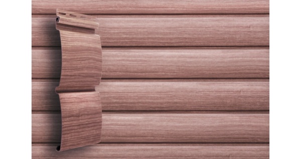 Блок-хаус трехслойный виниловый Grand Line Tundra 3,0 рябина