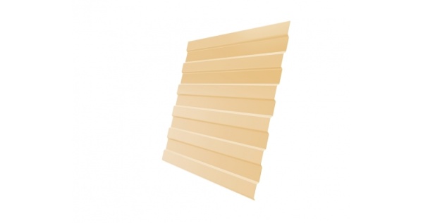 Профнастил С8А Эталон PE RAL 1014 слоновая кость из каталога С8А Полиэстер Эталон Профнастил С8А Эталон PE RAL 1014 слоновая кость