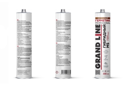 Герметик Grand Line Professional гибридный MS 300мл RAL 8017 шоколад