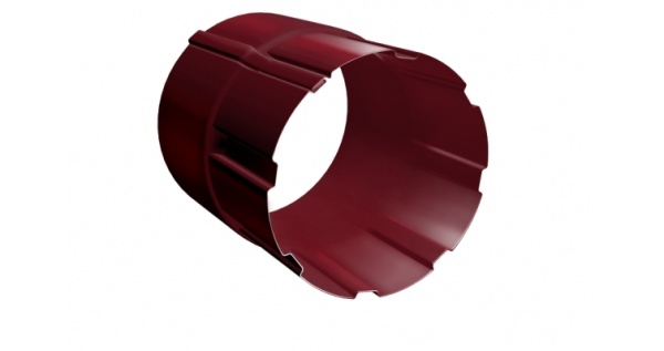 Соединитель трубы Grand Line 90 мм RAL 3005 красное вино из каталога RAL3005 Соединитель трубы Grand Line 90 мм RAL 3005 красное вино