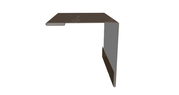 Угол внешний 50х50 0,45 PE с пленкой RR 32 темно-коричневый из каталога Угол внешний 50х50 мм 0 Угол внешний 50х50 0,45 PE с пленкой RR 32 темно-коричневый