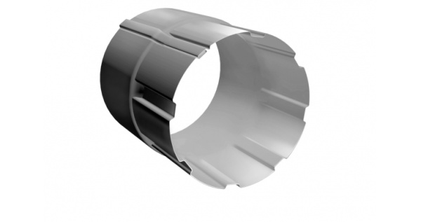 Соединитель трубы Grand Line 90 мм RAL 9003 сигнальный белый из каталога RAL9003 Соединитель трубы Grand Line 90 мм RAL 9003 сигнальный белый