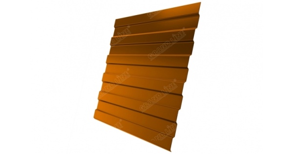 Профнастил С8А  Эталон PE RAL 2004 оранжевый