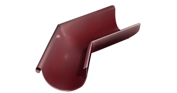 Угол желоба внешний Grand Line 135 гр 125 мм RAL 3005 красное вино из каталога RAL3005 Угол желоба внешний Grand Line 135 гр 125 мм RAL 3005 красное вино