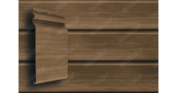 Natural-Брус трехслойный виниловый Grand Line Tundra 3,0 кедр