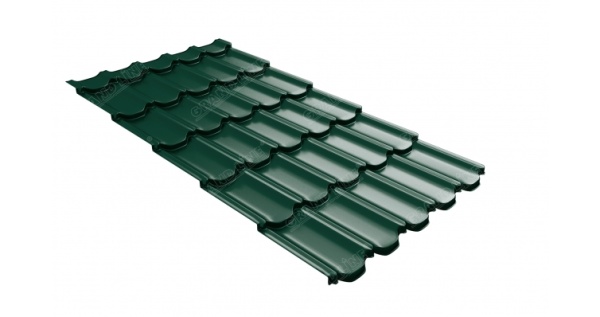 Волновой профиль квинта плюс Grand Line c 3D резом Эталон Drap RAL 6005 зеленый мох из каталога Kvinta plus 3D Волновой профиль квинта плюс Grand Line c 3D резом Эталон Drap RAL 6005 зеленый мох