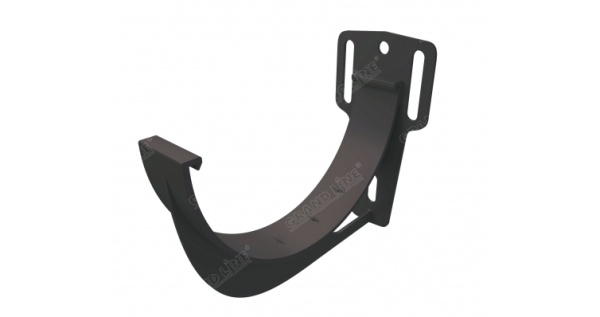 Кронштейн желоба slider ПВХ Grand Line графит (RAL 7024) из каталога Графит (RAL 7024) Кронштейн желоба slider ПВХ Grand Line графит (RAL 7024)