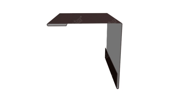 Угол внешний 50х50 0,45 PE с пленкой RAL 8017 шоколад из каталога Угол внешний 50х50 мм 0 Угол внешний 50х50 0,45 PE с пленкой RAL 8017 шоколад