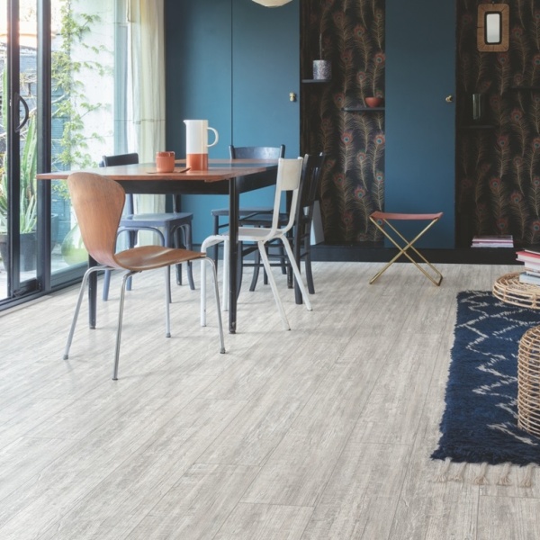 Винил SPC Quick Step Atmosphere Дуб серый рустикальный (упак 2,196 м2) из каталога Винил SPC Quick Step Atmosphere товар Винил SPC Quick Step Atmosphere Дуб серый рустикальный (упак 2,196 м2)