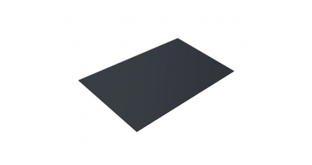 Плоский лист 0,5 Rooftop Matte с пленкой RAL 7024 мокрый асфальт