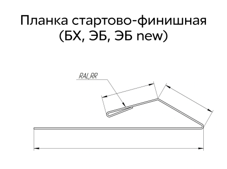 Планка старт.-финиш. БХ GL СТ Print Twincolor Choco Wood (1х2 м) (Склад) фото в интернет-магазине Новый Квартал Саранск