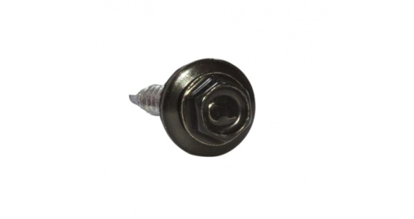 Саморез кровельный Daxmer 4,8х29 RAL 9005 (250) сверло №1