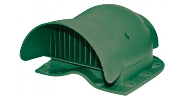 Вентиль кровельный Krovent KTV-Wave зеленый из каталога Кровельные вентили Вентиль кровельный Krovent KTV-Wave зеленый