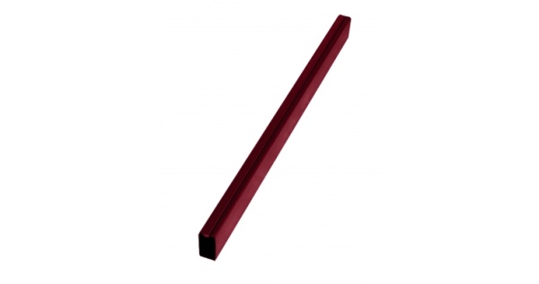 Труба 40х20х1,0х2500 RAL 3005 из каталога МОДУЛЬНЫЕ ОГРАЖДЕНИЯ Труба 40х20х1,0х2500 RAL 3005