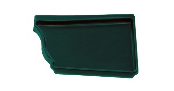 Заглушка правая Vortex 127мм RAL 6005 из каталога RAL 6005\t Заглушка правая Vortex 127мм RAL 6005