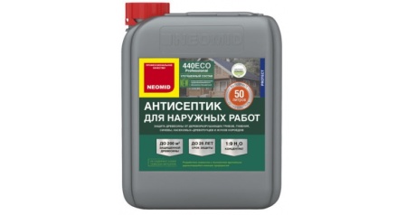 NEOMID 440 eco Антисептик для наружных работ, 5 л, 1:9 (канистра)