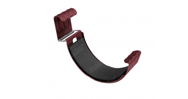 Соединитель желоба Grand Line 125 мм RAL 3005 красное вино из каталога RAL3005 Соединитель желоба Grand Line 125 мм RAL 3005 красное вино